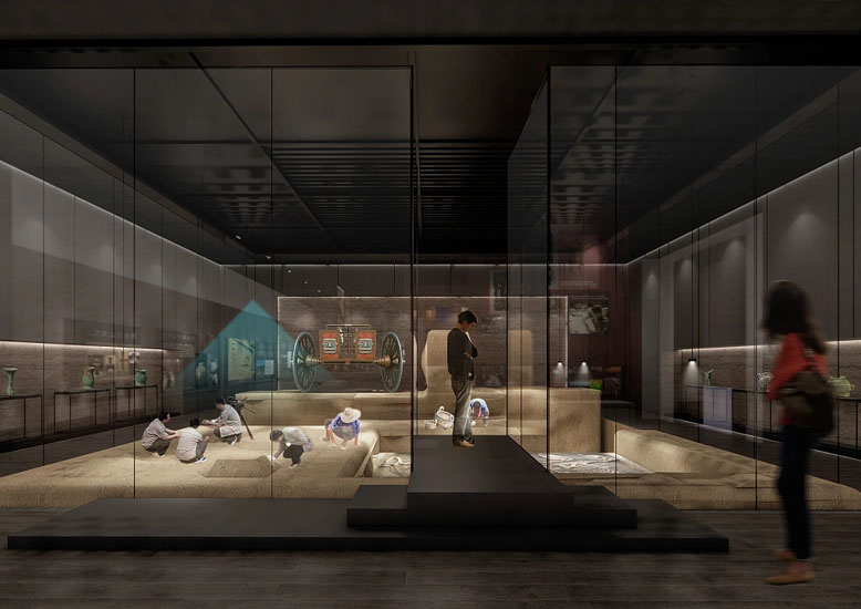 考古博物館裝修設計案例效果圖